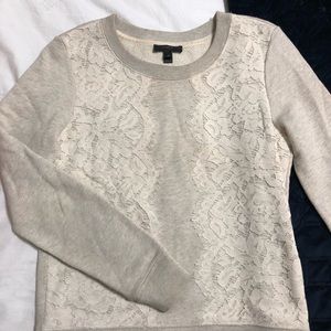 J.Crew Lace Pullover